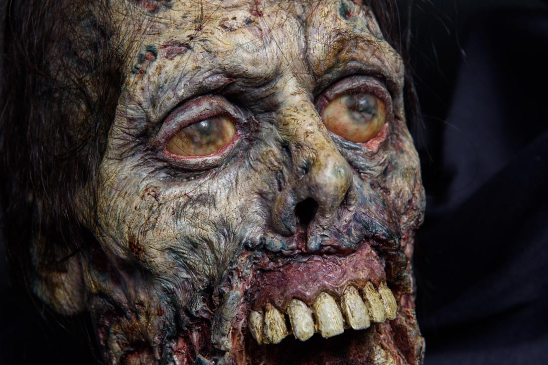 Scared to Death: cabeça usada na série "The Walking Dead" | Foto: Brad Harvey/MoPOP