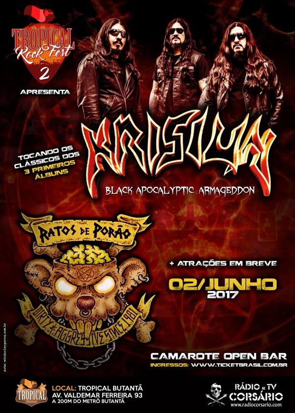 Ratos de Porão e Krisiun anunciam show especial em São Paulo