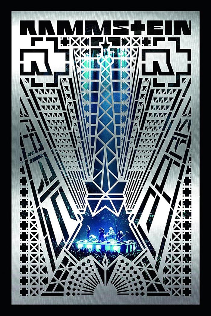 Capa do DVD e Blu-Ray "Paris", do Rammstein