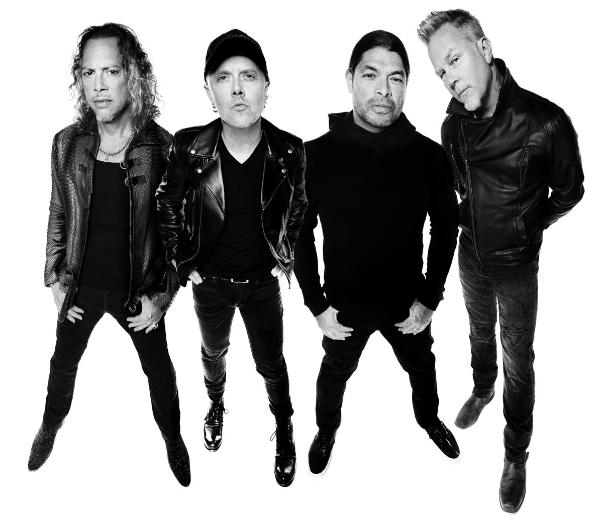 Metallica: Kirk Hammett, Lars Ulrich, Robert Trujillo e James Hetfield | Foto: Herring & Herring