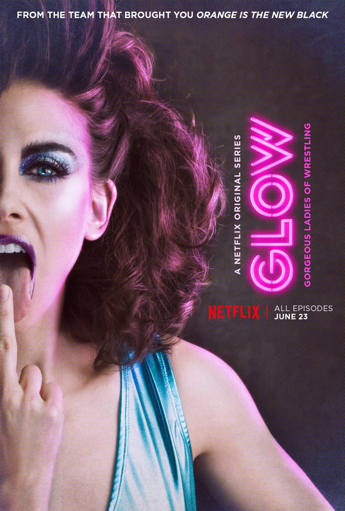 Pôster de "Glow" | Imagem: divulgação