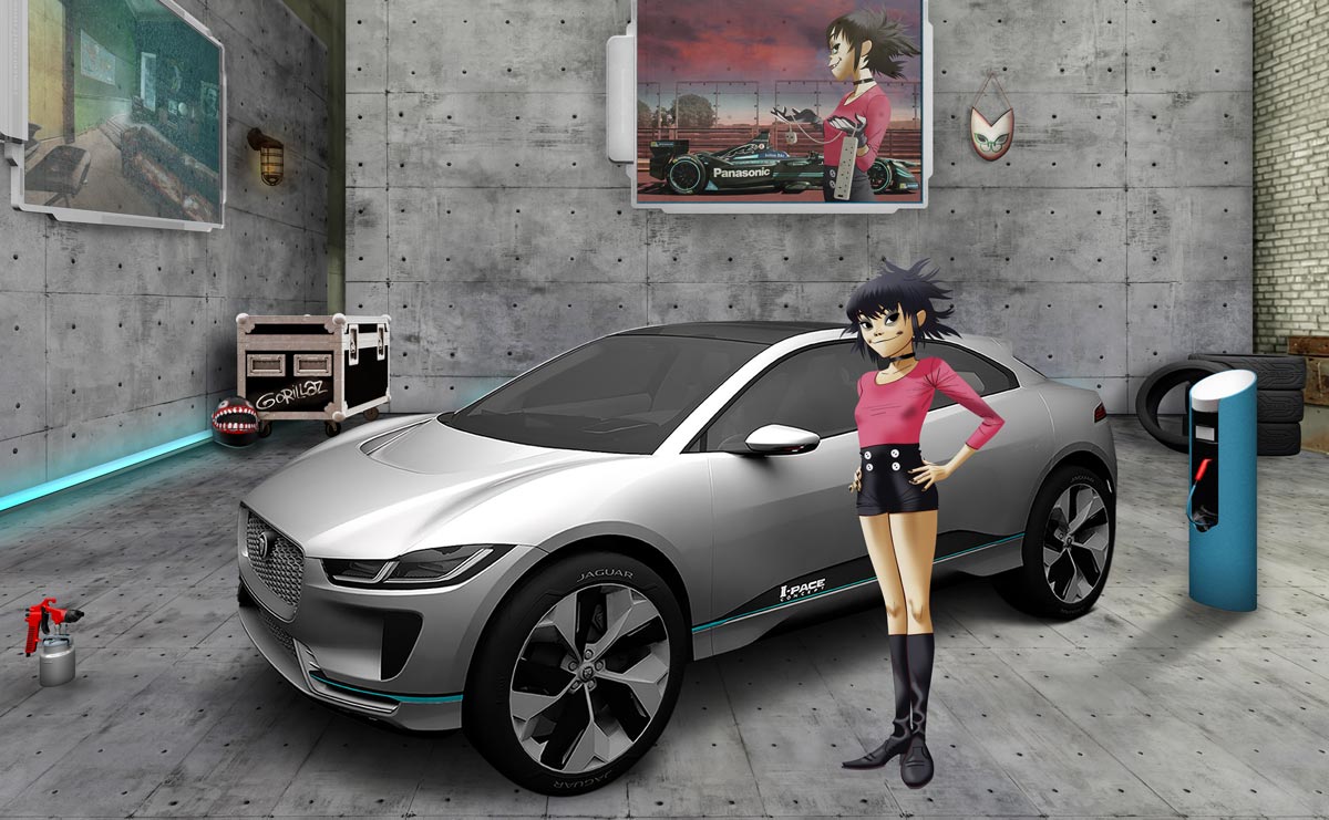 Jaguar Land Rover e Gorillaz buscam novos talentos em engenharia | Imagem: divulgação