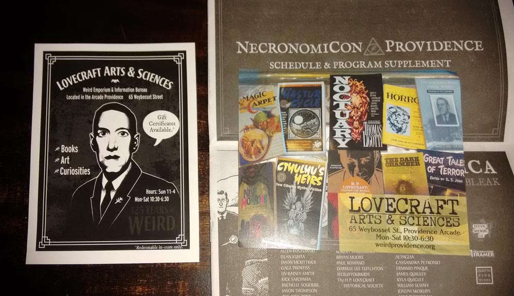Lovecraft Arts and Sciences e NecronomiCon Providence | Foto: arquivo pessoal
