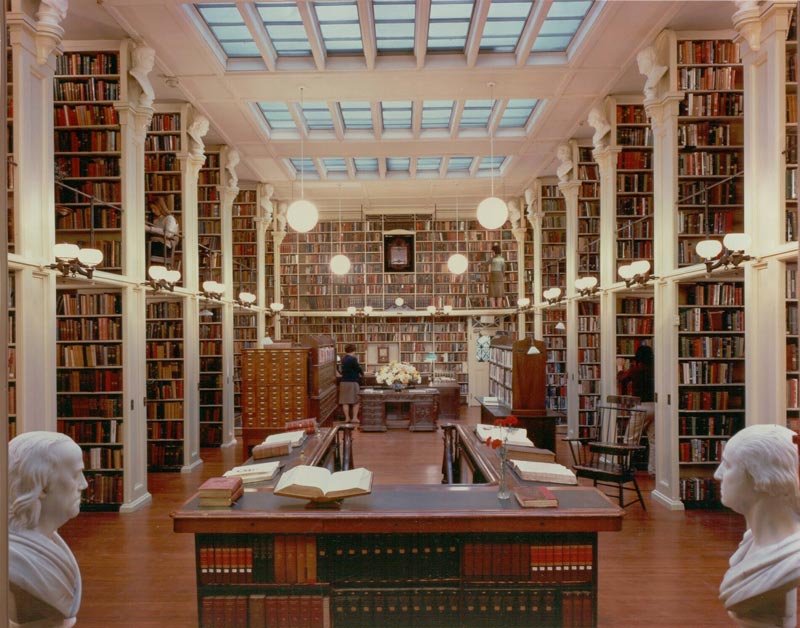 Interior da Providence Athenaeum | Foto: reprodução