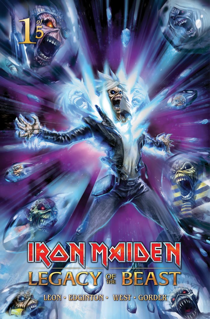 Capa de "Iron Maiden: Legacy Of The Beast", da Heavy Metal #287 | Imagem: divulgação - Heavy Metal