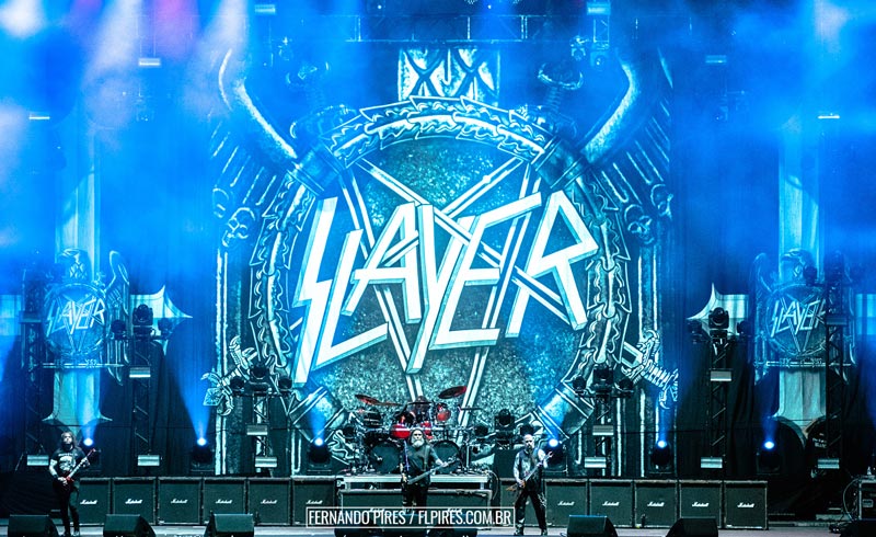 Slayer ao vivo | Foto: Fernando Pires