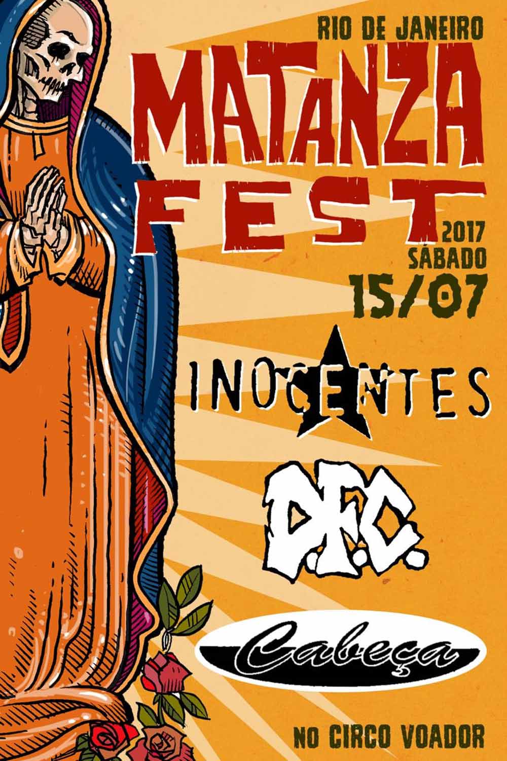 'Matanza Fest' terá Inocentes, D.F.C., Cabeça e Matanza