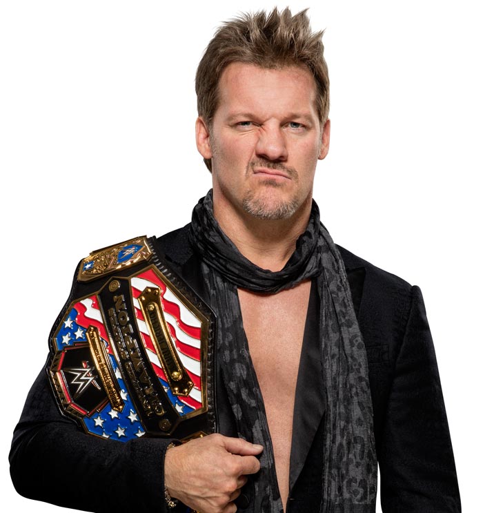 Chris Jericho exibindo o cinturão da WWE United States | Foto: divulgação
