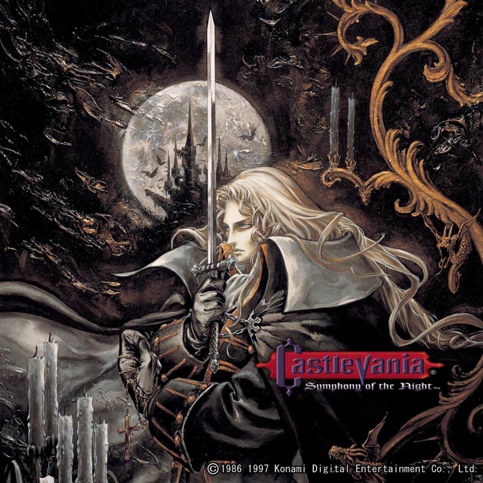 Capa da trilha sonora original de "Castlevania: Symphony of the Night"