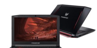 Predator Helios 300 da Acer chega ao Brasil com especificações exclusivas
