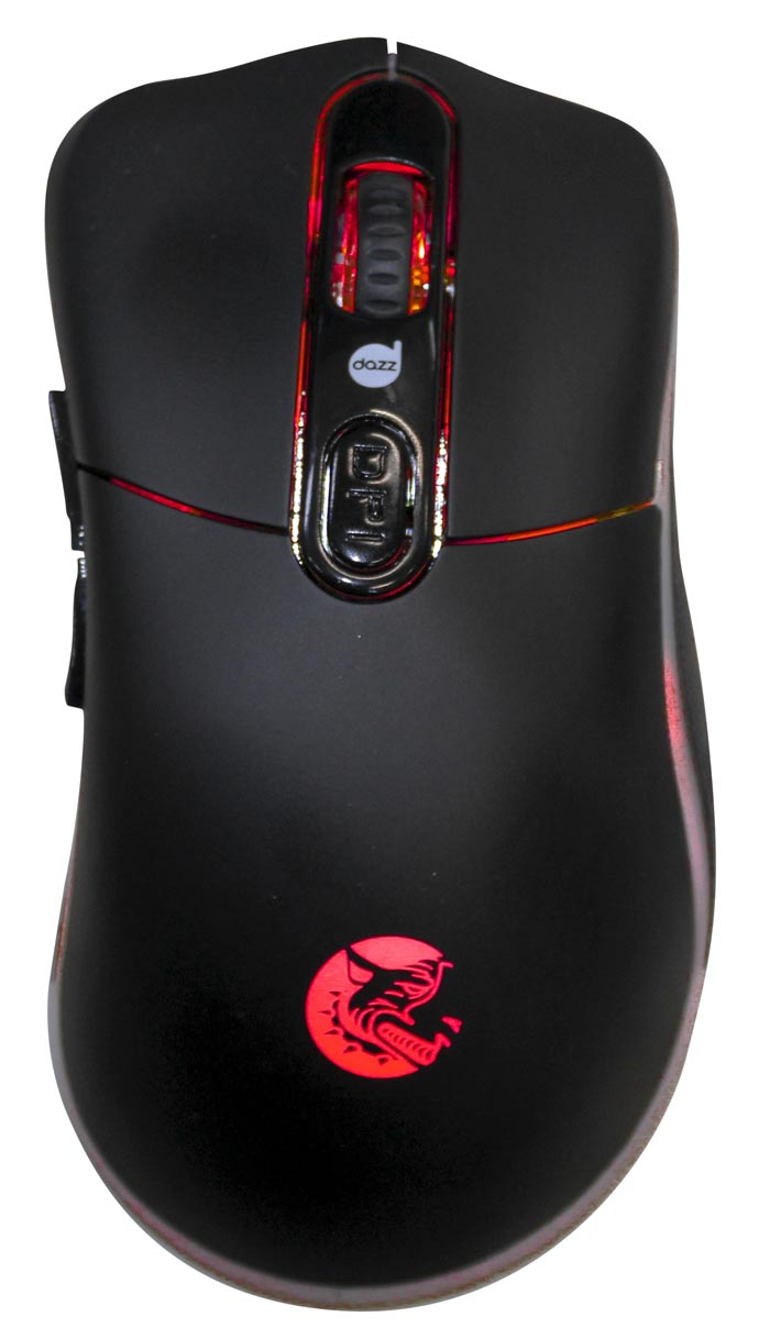 Mouse Gamer Red Nose USB, da Dazz, utiliza o sensor Avago 3050 para jogabilidade superior | Foto: divulgação - Dazz