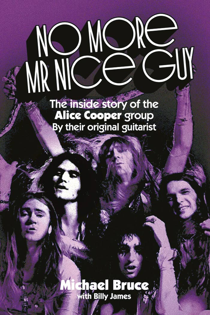 Nova capa de "No More Mr. Nice Guy", biografia de Michael Bruce