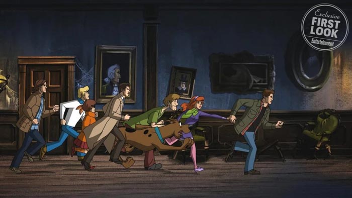 Imagem de "ScoobyNatural", crossover entre Supernatural e Scooby-Doo | Imagem: reprodução