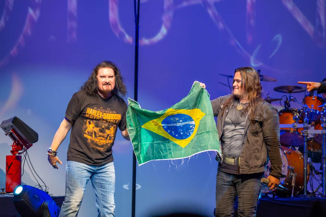 James LaBrie e Thiago Bianchi | Foto: Fábio Augusto