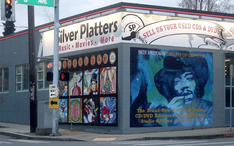 Silver Platters, uma das maiores e melhores lojas independentes de discos dos EUA | Foto: reprodução