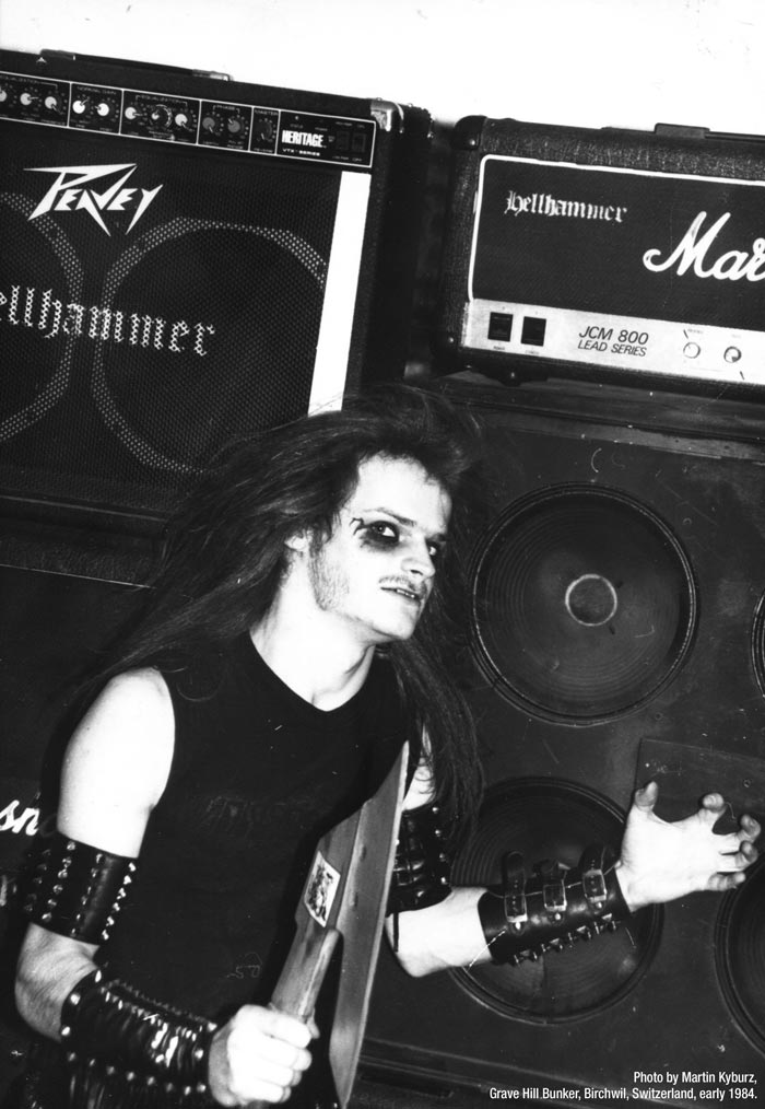Tom nos tempos de Hellhammer | Foto: Martin Kyburz