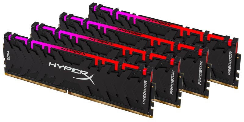 HyperX Predator DDR4 RGB vem pronta para carregar perfis Intel XMP predefinidos | Foto: divulgação