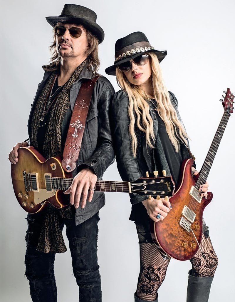 Richie Sambora e Orianthi Panagaris | Foto: Newland Welinton