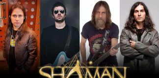 Shaman reunido: Andre Matos, Hugo Mariutti, Luis Mariutti e Ricardo Confessori | Foto: divulgação - Free Pass