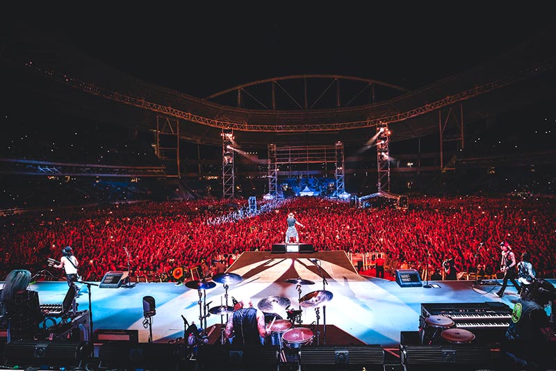 Guns N' Roses em São Paulo/SP (2016) | Foto: Katarina Benzova